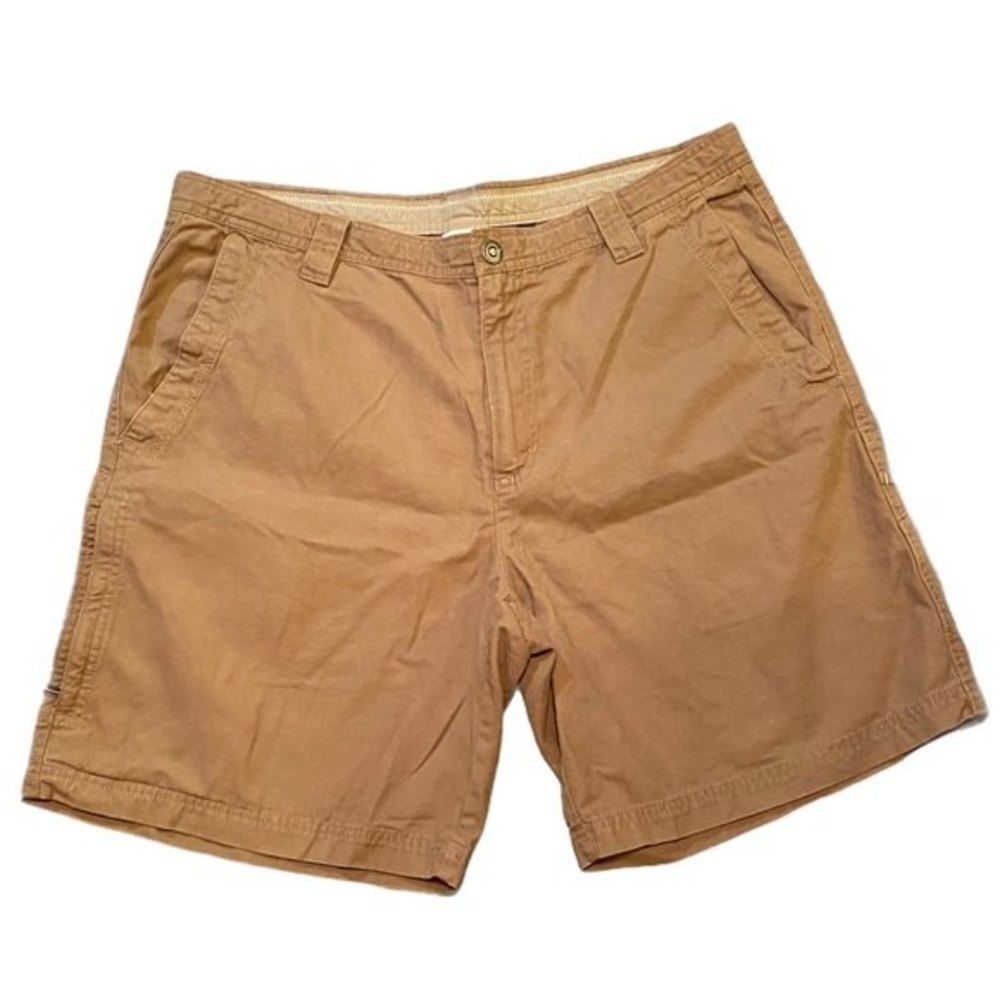 Columbia Mens Shorts with Omni-Shield Khaki Size 38
